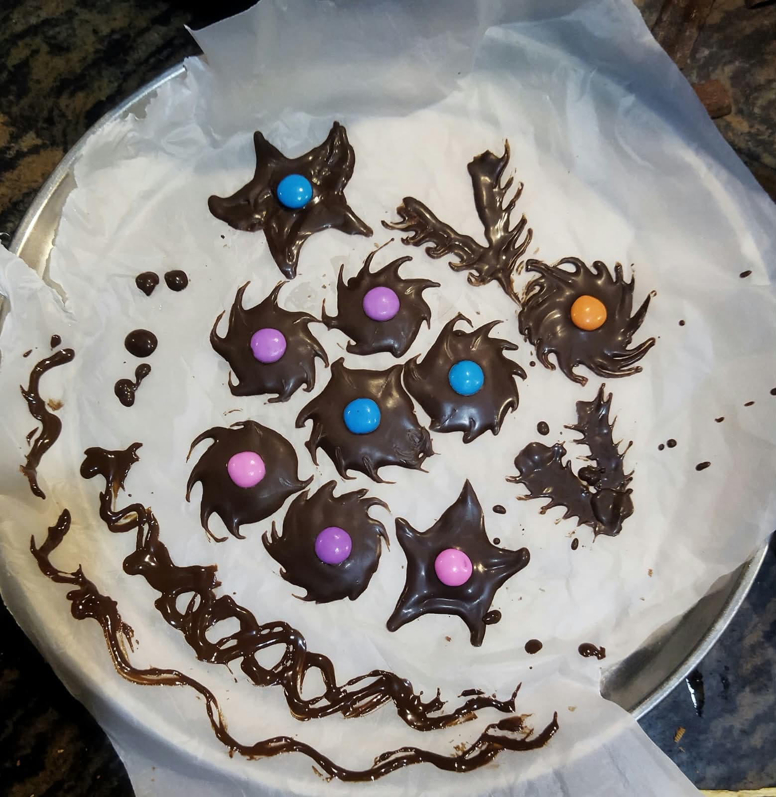 Making beautiful Chocolates