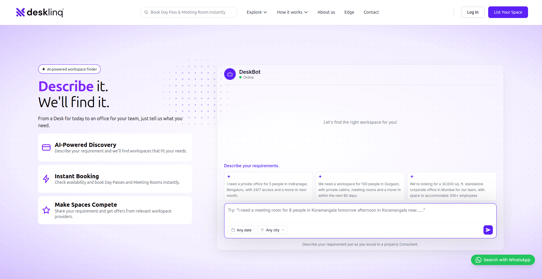 DeskLinq preview